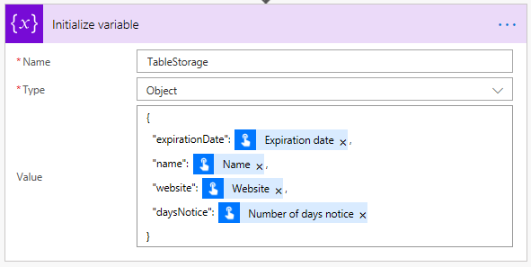 Flow Reminders List Set Value