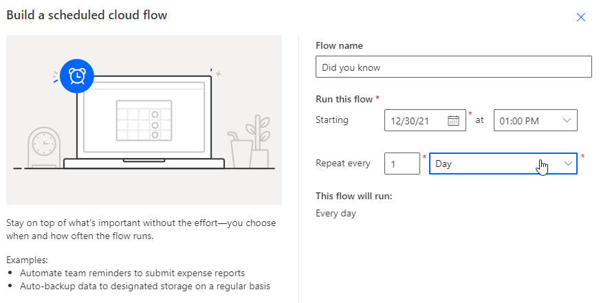 did-you-know-create-scheduled-flow