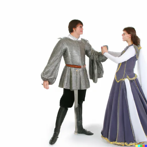 A knight dancing with a princess alternate 3