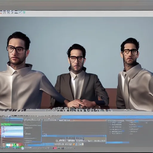 AI image of really weird humans