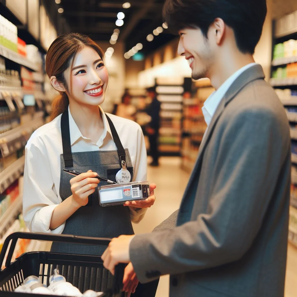 Microsoft Designer image of retail-worker-helping-a-customer