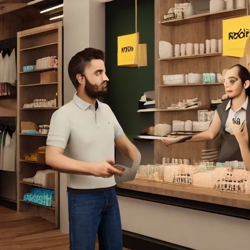 AI image of really weird humans