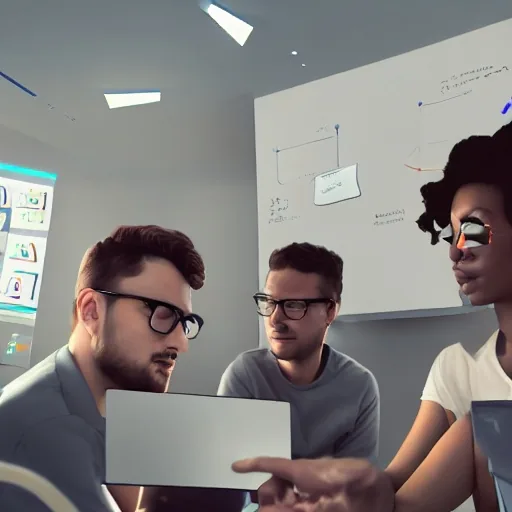 AI image of really weird humans