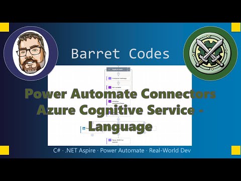 Power Automate Connectors = Azure Cognitive Service for Language thumbnail